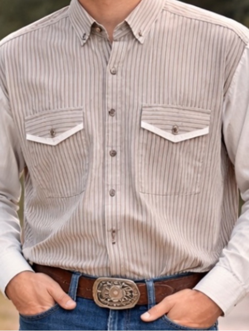 Spindle River Vgt  western button down mens shirt cowboy rustic country concert